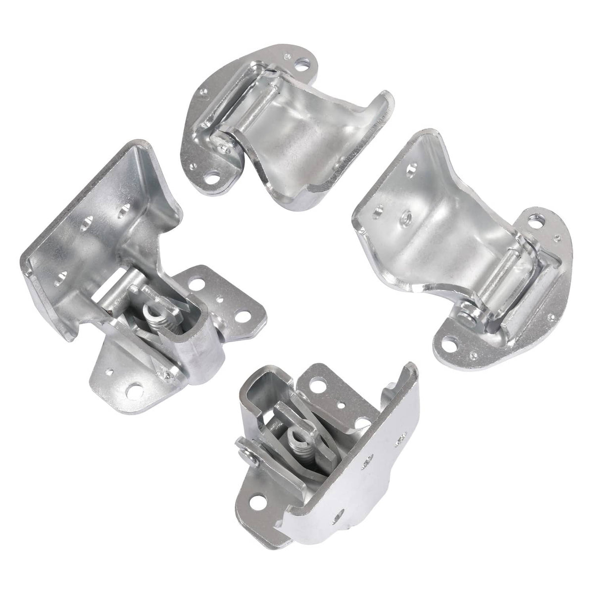 Solid Spare Door Hinges Upper&Lower For 1971-1974 Dodge Charger Coronet Plymouth GTX Silvery