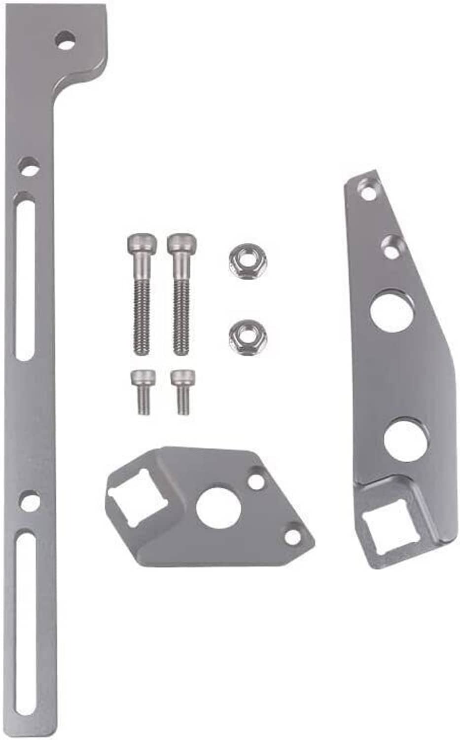Solidspare Aluminum Silver Throttle Cable Bracket For LS1 Sheet Metal Intake Manifold