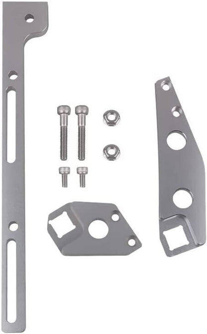 Solidspare Aluminum Silver Throttle Cable Bracket For LS1 Sheet Metal Intake Manifold