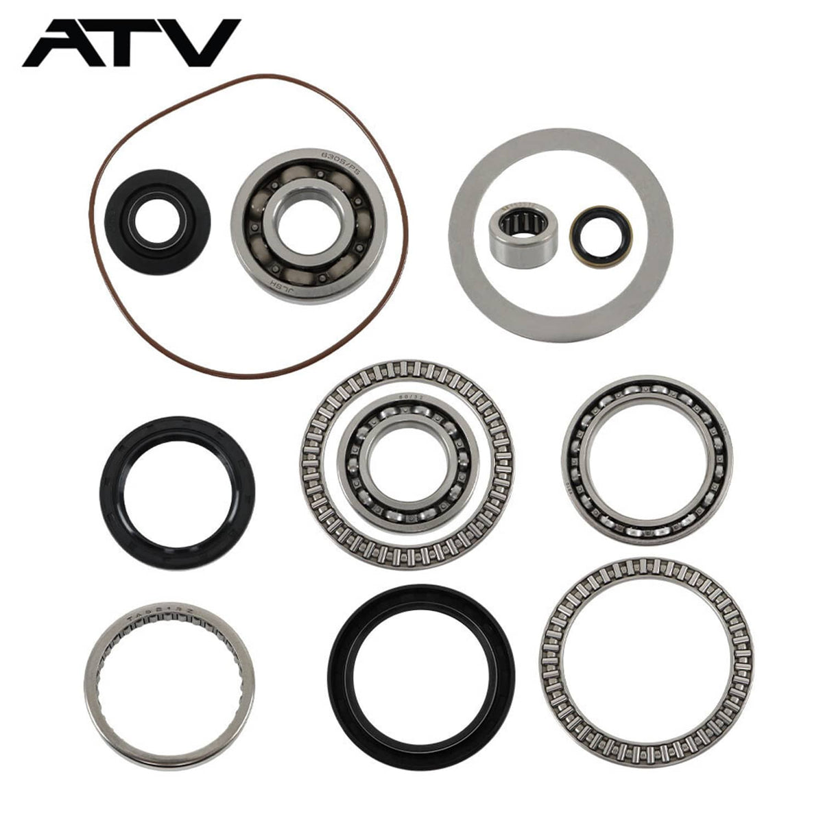 Solidspare Front Differential Bearing Seals Kit for Kawasaki Brute Force 750 KVF750 2005-21