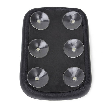 Solidspare For Harley Honda Motorcycle 6 Suction Cup Rear Fender Passenger Pillion Pad Seat