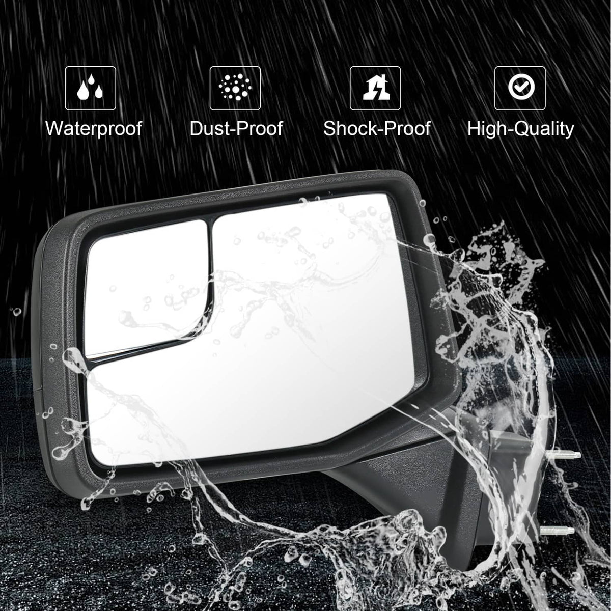 Solidspare Driver Left Side Door Mirror Fits 2019-2025 Chevrolet Silverado 1500 2024 2023