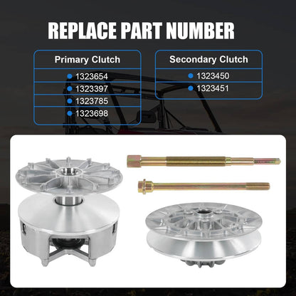 Solidspare FOR 2019-2020 POLARIS RANGER 1000 XP HD PRIMARY & SECONDARY CLUTCH ! 2018 drive