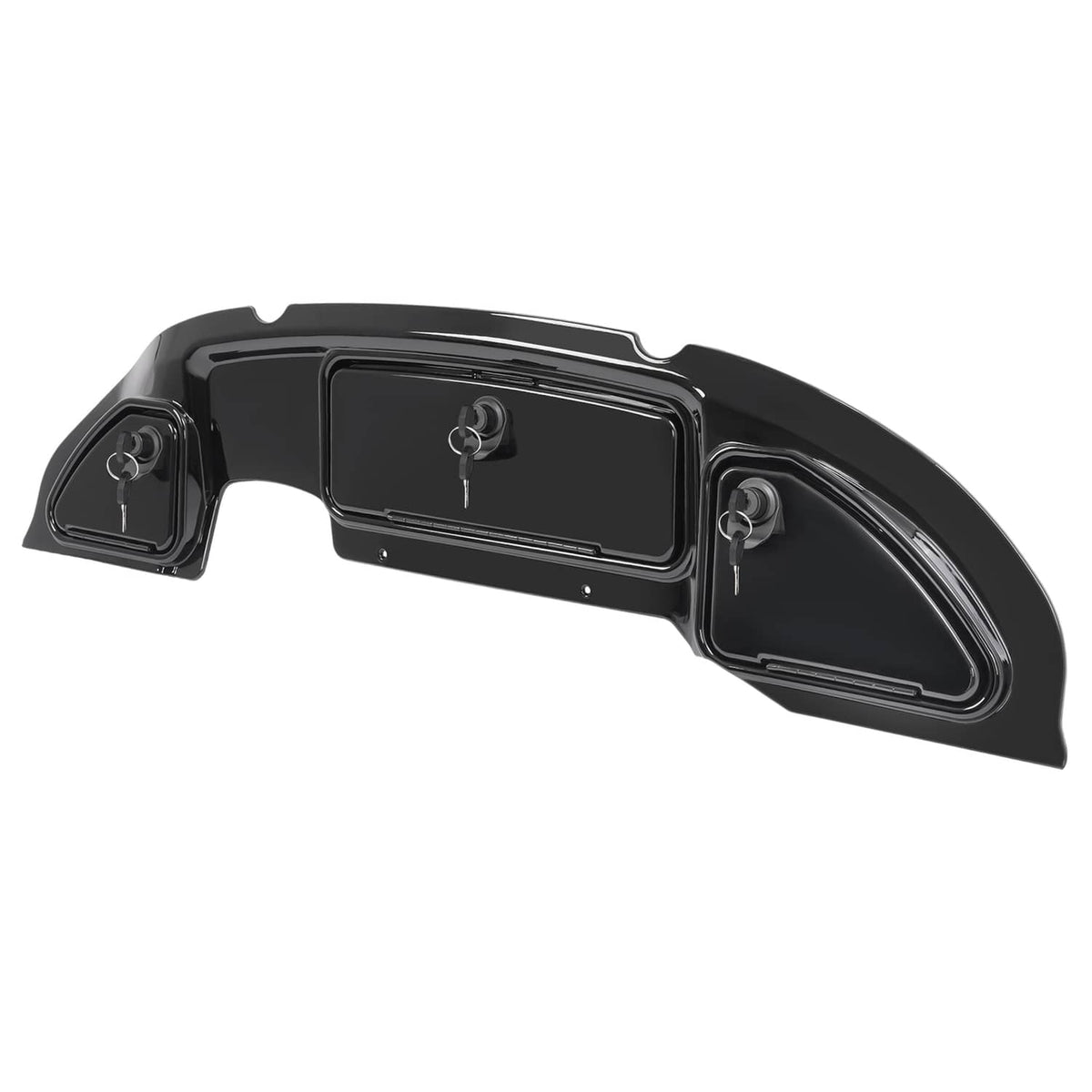 Solidspare For Club Car Precedent 2004-08.5 Golf Cart Dash Kit Dashboard W/Lock Gloss Black