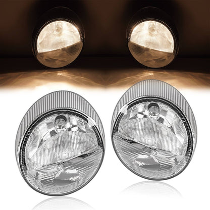 Solid Spare Driver and Passenger Side Headlights For Ford Thunderbird 2002-2005 Halogen