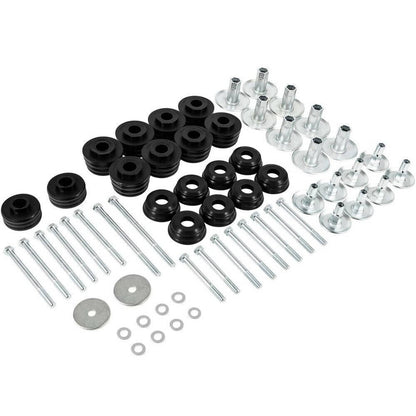 Solidspare KF04060BK Body Cab Mount Bushing Kit For Ford F250 F350 Super Duty 2/4WD 2008-16
