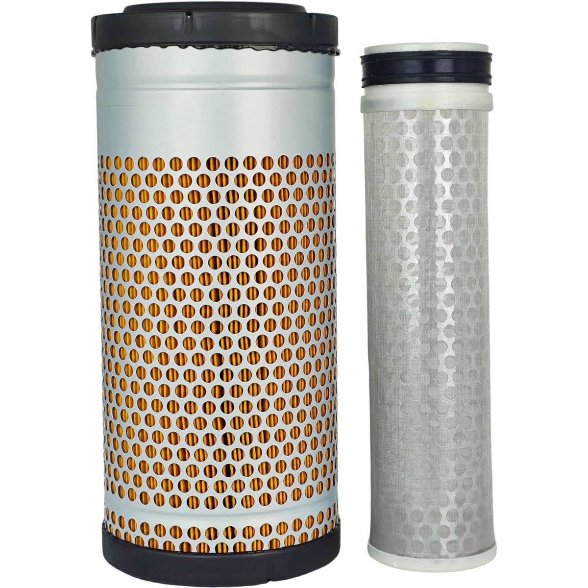 Solid Spare Outer Inner Air Filter Kit FYD00000374 FYD00001540 Fit for Yanmar V4-7 VIO50-6A