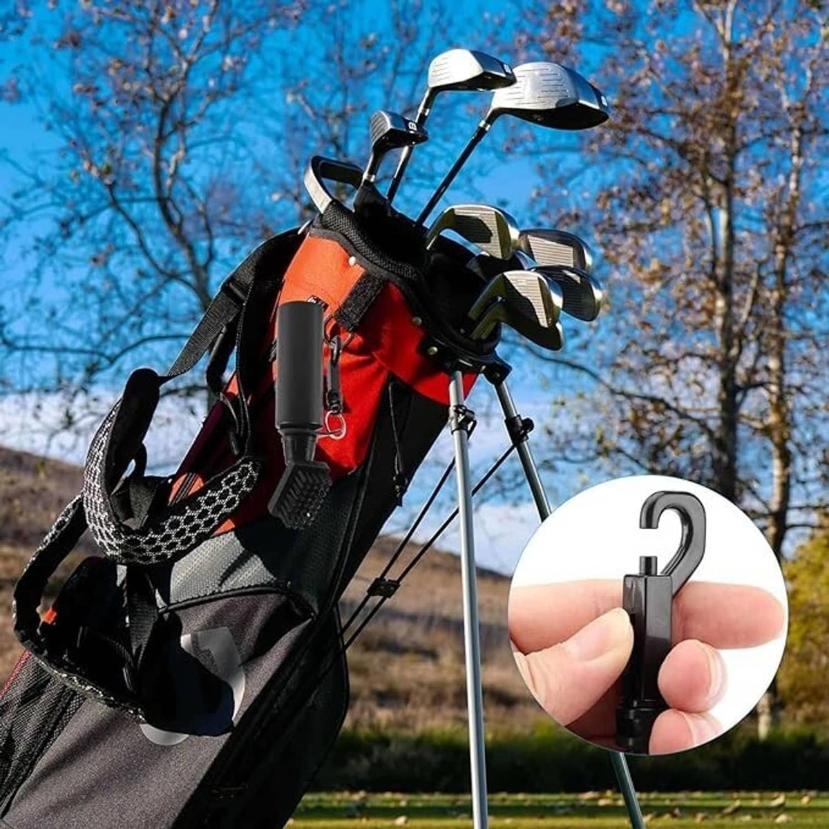 Solid Spare Golf Club Cleaner Brush Groove Cleaner with Water Bottle for Golf Ball Club
