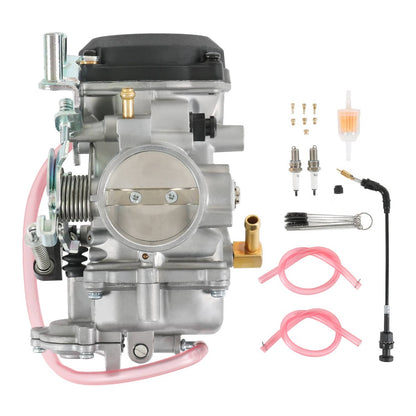 Solidspare Carburetor Carb Set for Harley Davidson Glide Sportster 40mm CV40 XL883 27490-04