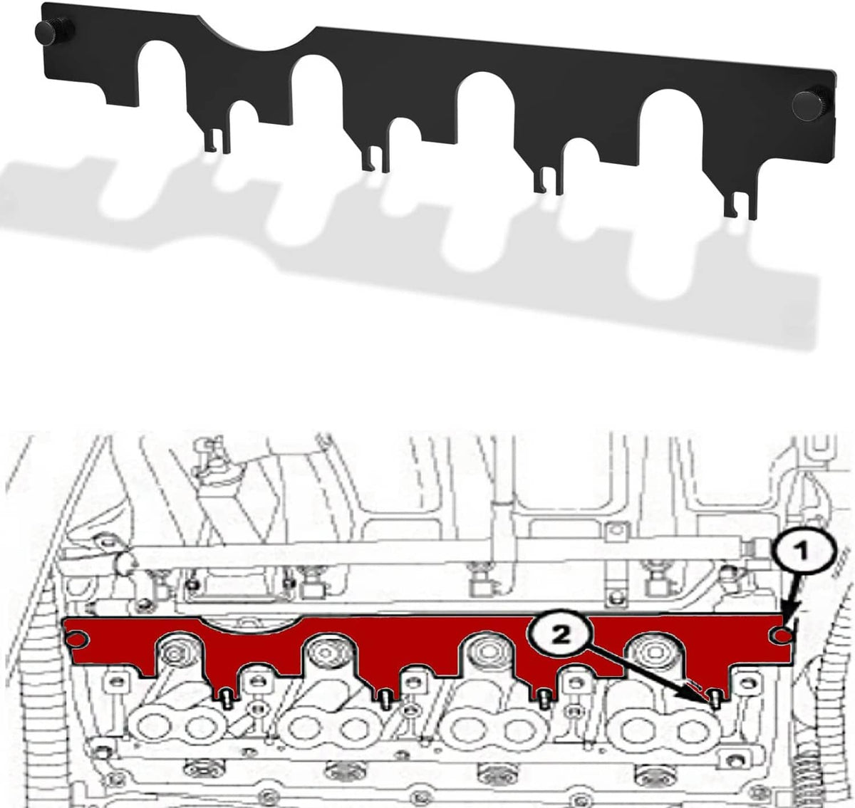 Solid Spare 9070A Push Rod Retainer Be Used for Chrysler Dodge Jeep -5.7 Liter Hemi Engines