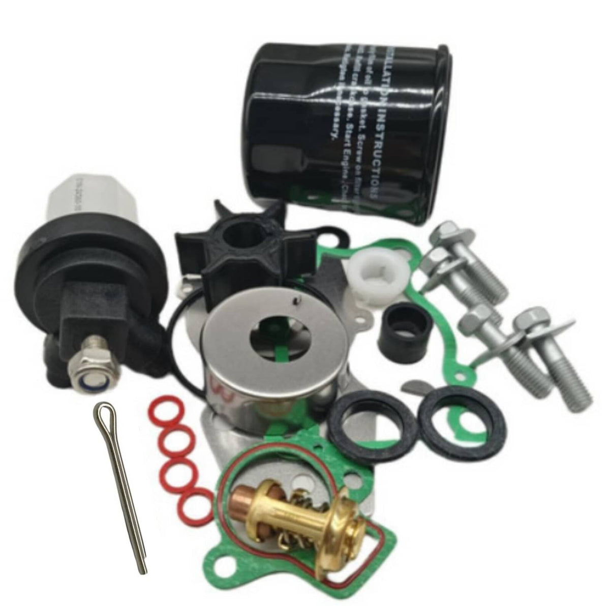 Solid Spare Maintenance Service Kit For Yamaha 4-Str F30A FT25F FT25B F40B Outboard w/Filter