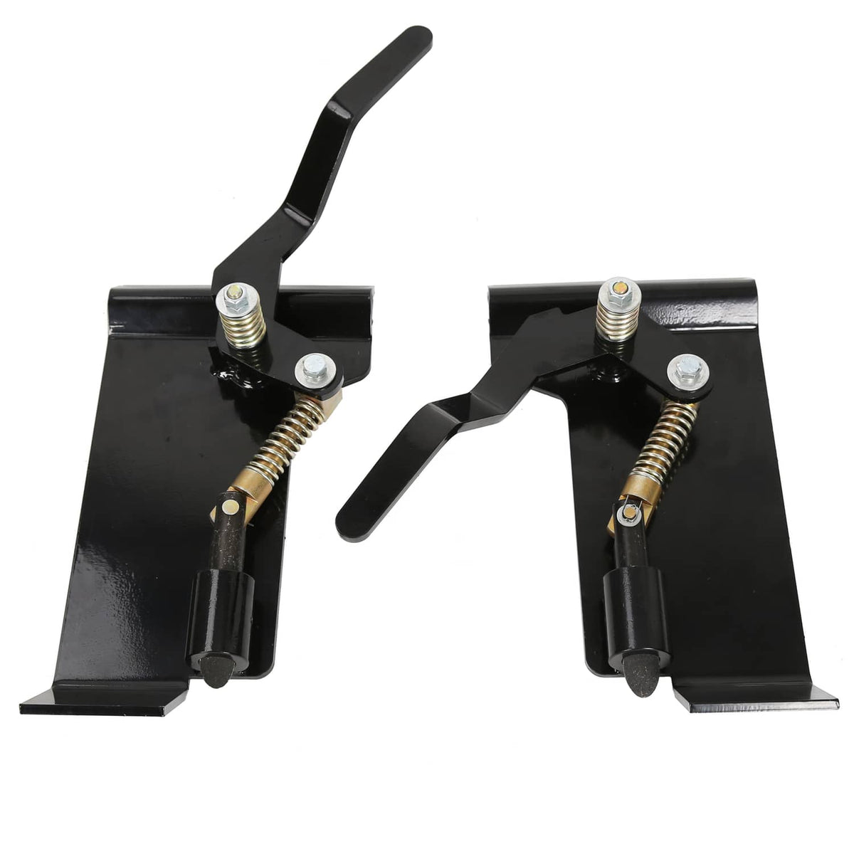 Solidspare Conversion Adapter Latch Box & 1/2" Mount Plate for Skid Steer Quick Tach Attach