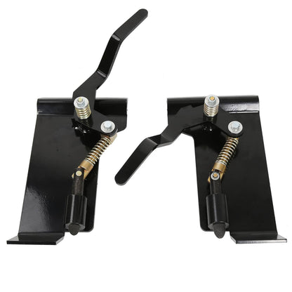 Solidspare Conversion Adapter Latch Box & 1/2" Mount Plate for Skid Steer Quick Tach Attach