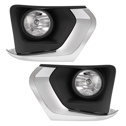 Solid Spare Fog Lights +Bezel+Harness +Switch+Relay For Chevrolet Traverse 2018 19 2020 2021