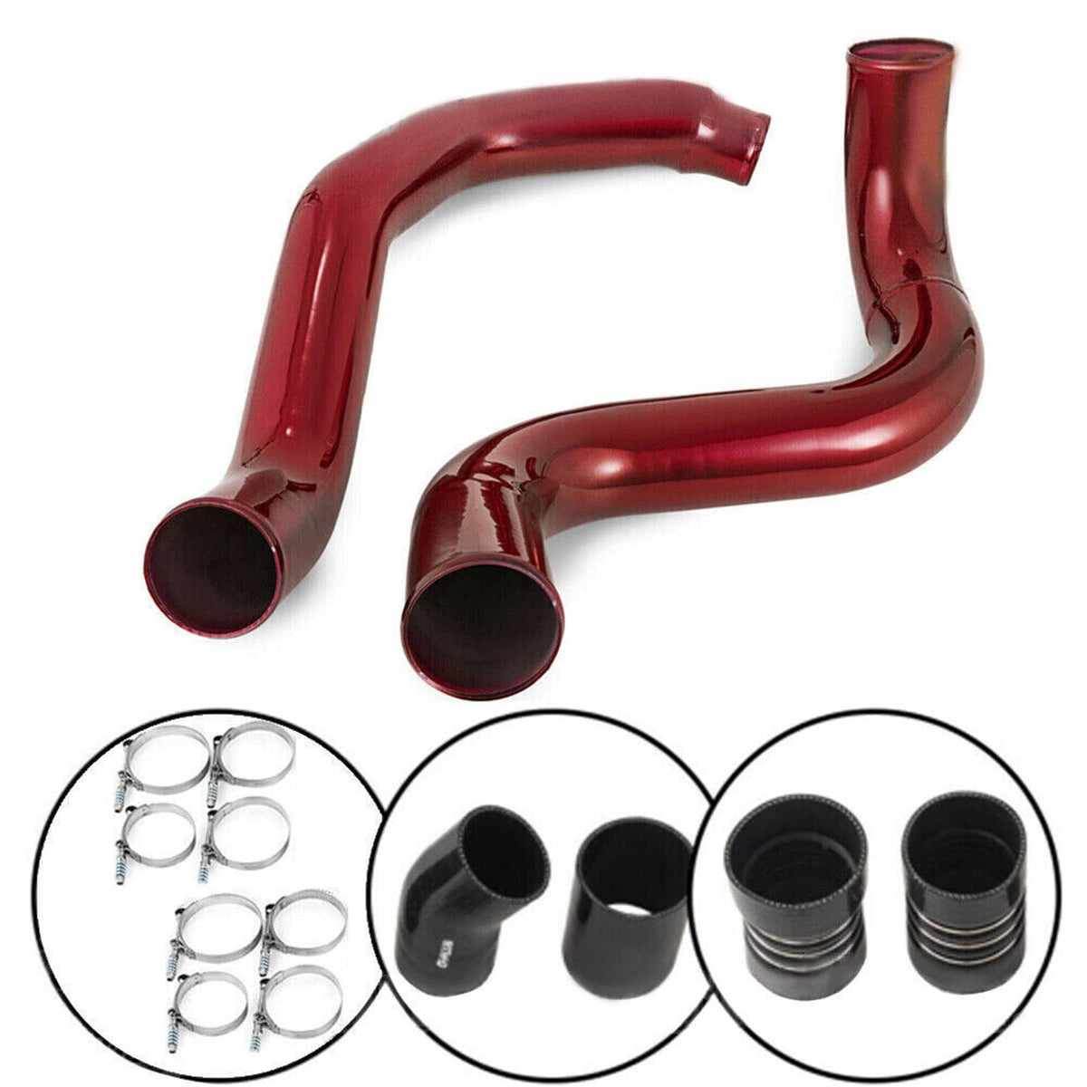 Solidspare Turbo Intercooler Pipe Kit & Intake Elbow For 03-07 Ford F250 6.0L Powerstroke