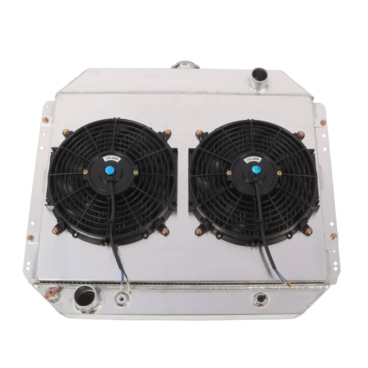 Solidspare 4 Row Radiator Shroud Fan For 1966-1979 Ford F100 F150 F250 F350 Bronco Pickup