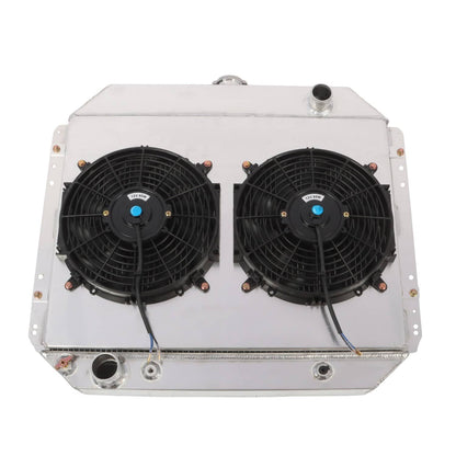 Solidspare 4 Row Radiator Shroud Fan For 1966-1979 Ford F100 F150 F250 F350 Bronco Pickup