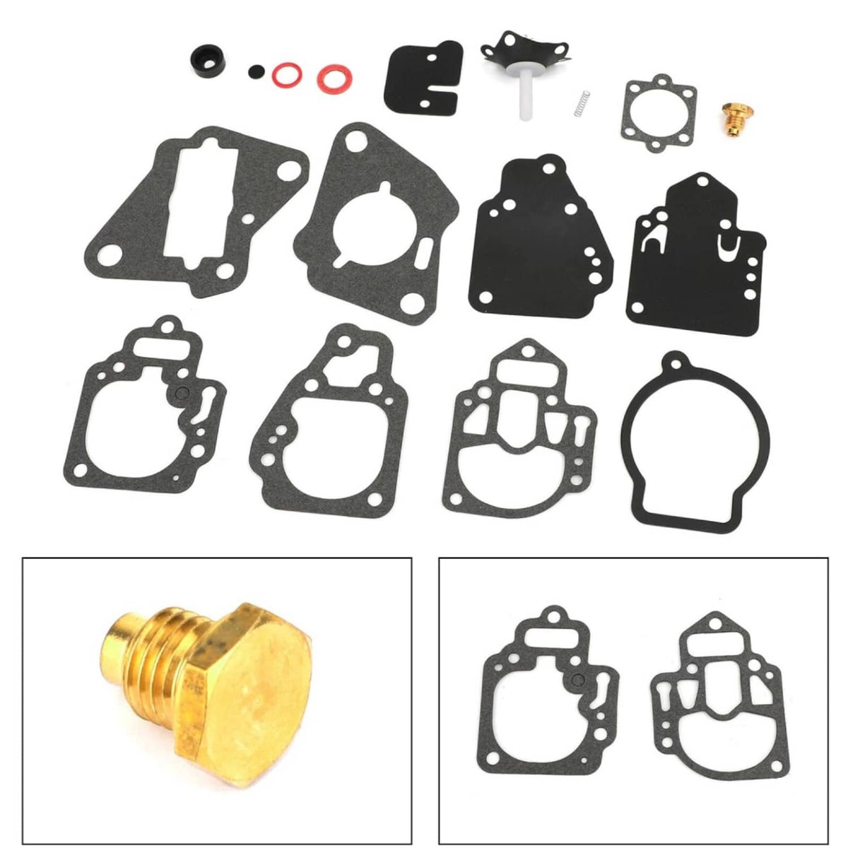 Solid Spare Carburetor Rebuild Repair Kit For Mercury Mariner 1395-9725 1395-9645 1395-9377