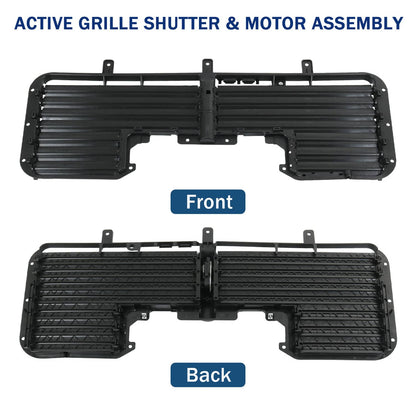 Solidspare 84363184 Front Radiator Shutter w/Motor For 17-2019 Silverado 1500 Sierra 1500