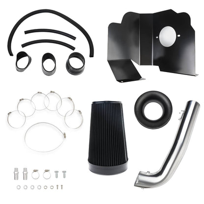 Solidspare Cold Air Intake Kit + Heat Shield For 2014-2019 Chevrolet GMC Cadillac 5.3L 6.2L