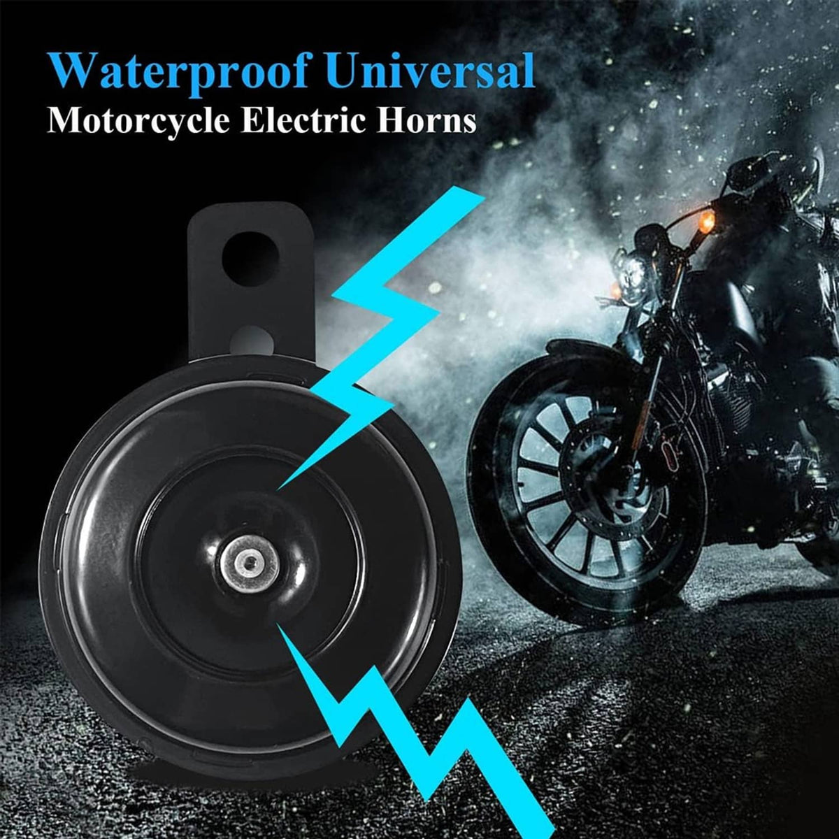 Solidspare Horn 12V Universal Tone Loud Electric Kit Fits for Car & Motorcycle ATV New