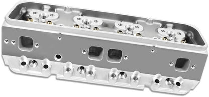 Solidspare 1 Pair For Chevy SBC 283 302 350 400 Bare Cylinder Heads 205cc/64cc Angle Plug