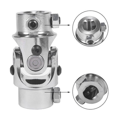 Solidspare New 3/4-36 Spline 3/4 DD U-Joint For Chevy Ford Universal Steering Shaft Coupler