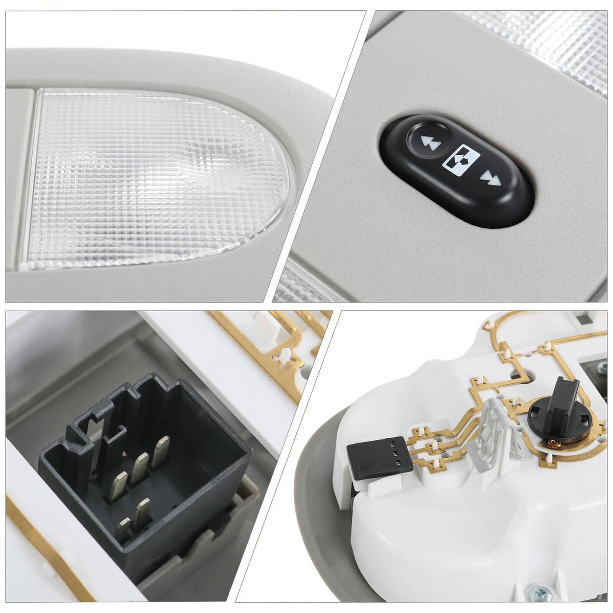 Solidspare Overhead Console LED Light Sunroof Switch 8C3Z25519A70AA for Ford F250 F350 NEW