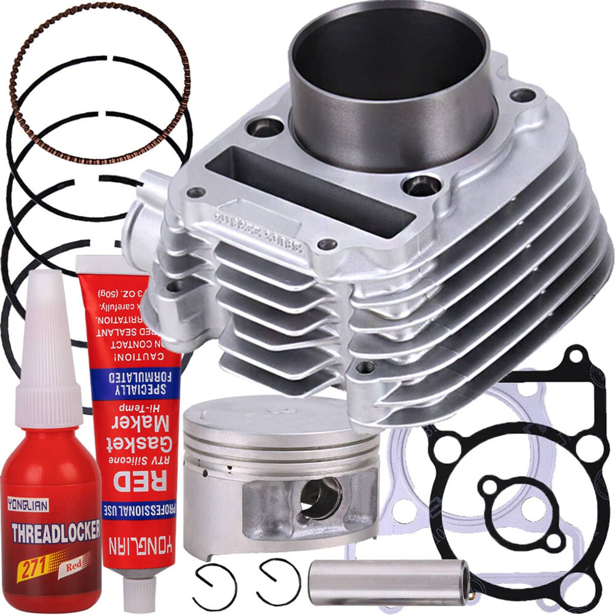 Solidspare For Yamaha XT225 TTR225 TTR230 Cylinder Piston Rings Gaskets Top End Rebuild Kit