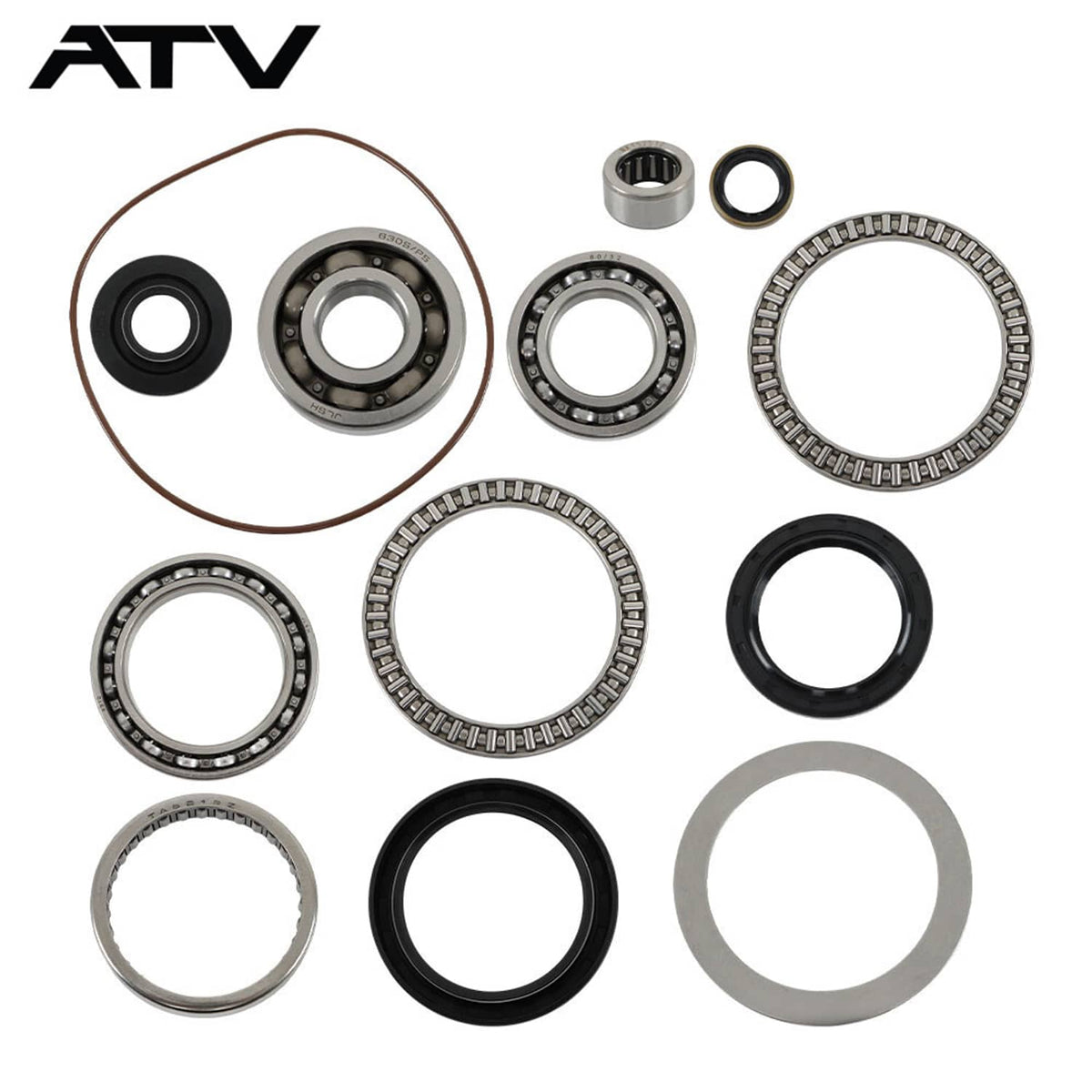 Solidspare Front Differential Bearing Seals Kit for Kawasaki Brute Force 750 KVF750 2005-21