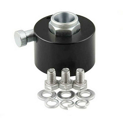Solidspare Steering Wheel Quick Release Disconnect Hub 3/4" Shaft Size For Imca Nhra Black