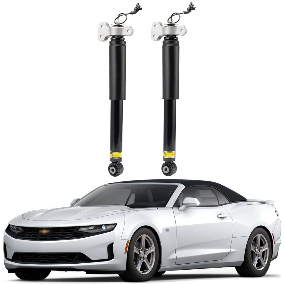 Solidspare 2x Rear Shock Absorbers for Chevy Camaro 2016-2024 W/ Electric Variable Damping