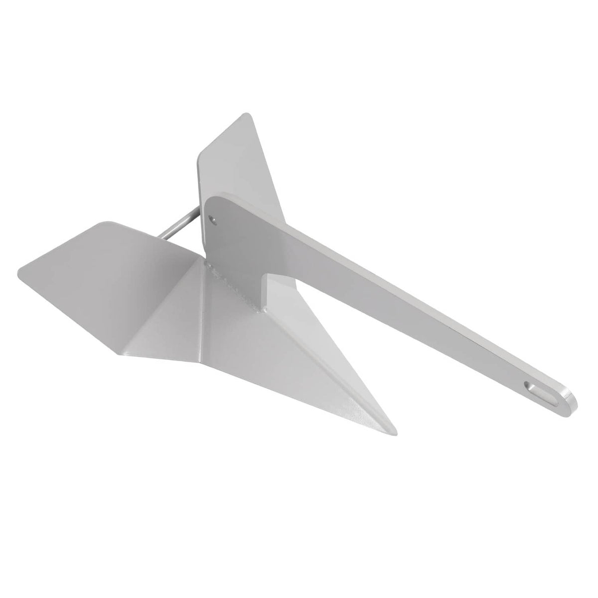 Solidspare Boat Triangular Anchor 35lbs Delta Style Wing Anchor Heavy Duty Steel Anchor