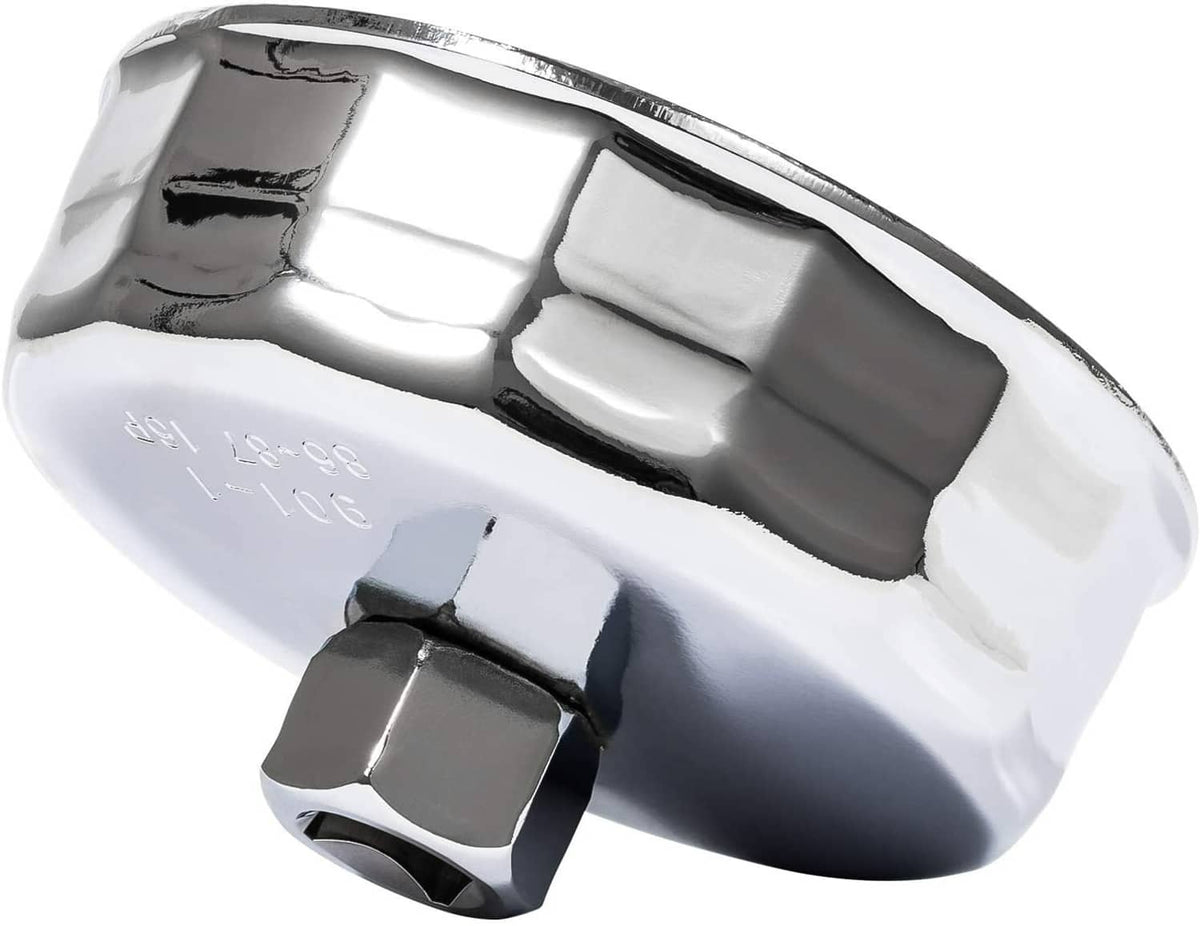 Solid Spare Oil Filter Wrench Chrome 86mm for BMW N20 N26 N51 N52 N54 N55 N63 N74 S55 S63