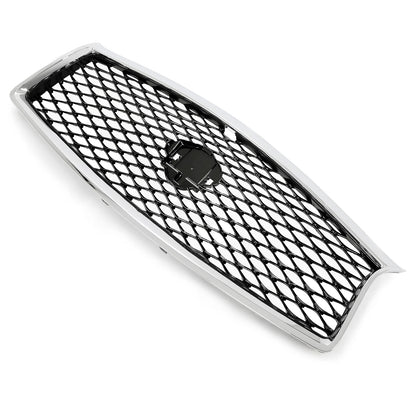 For 2014 2015 2016 2017 Infiniti Q50 Chrome Front Bumper Grille Grill Assembly