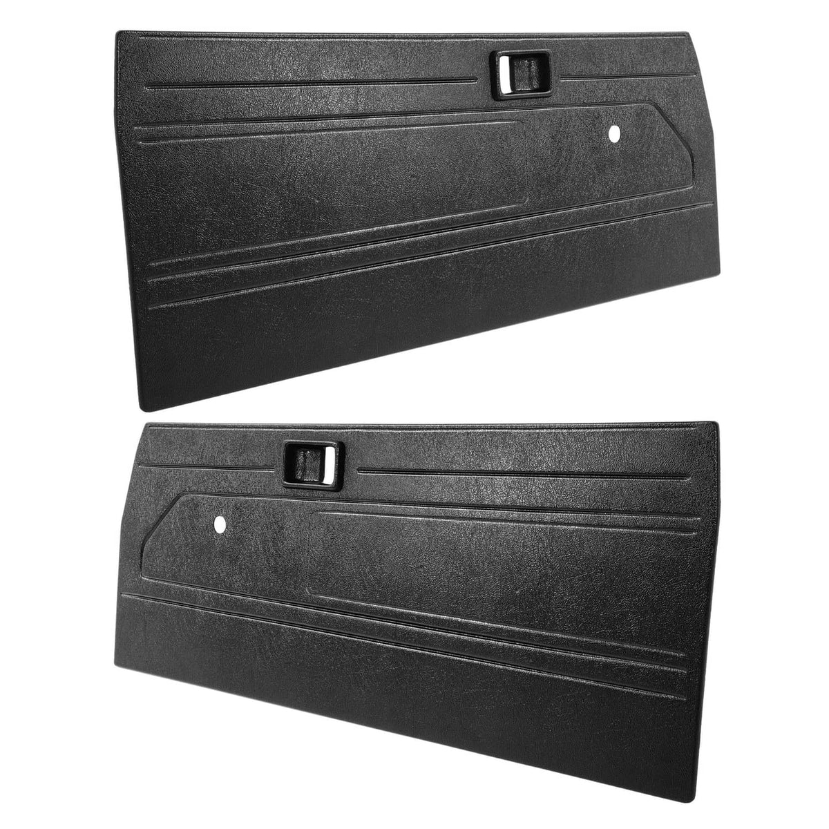 Solid Spare Fit 84-87 Toyota Pickup Truck Interior Door Panels Center Section Black ABS