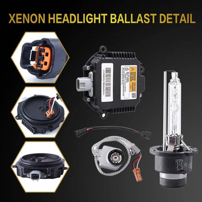 Solid Spare 2 Set Xenon Ballast Igniter HID D2S Bulb Kit For 07-15 Infiniti G35 G37 Q40 Q50