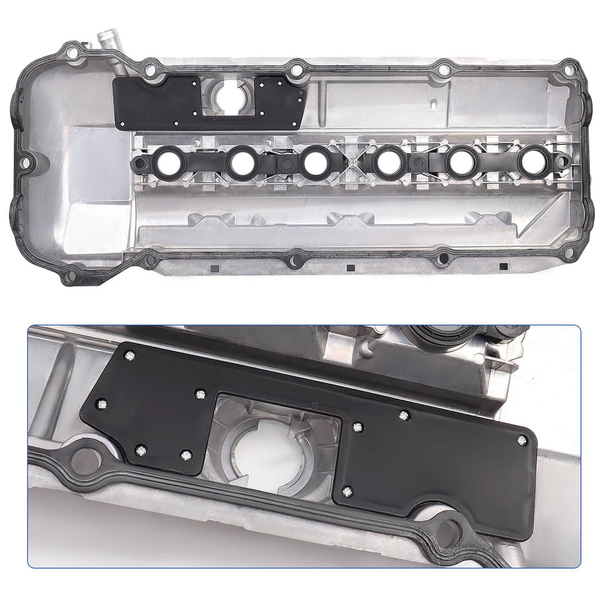 Solidspare Aluminum Valve Cover 11121703341 For 1996-2000 BMW E36 E39 323is 328is 528i M3