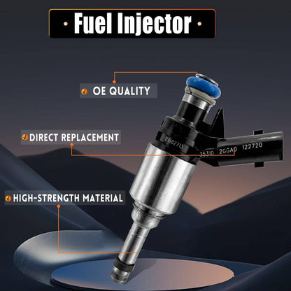 Solidspare 4x Fuel Injector 35310-2GGA0 For 2015-2017 Hyundai Sonata 2016-2018 Kia Sorento