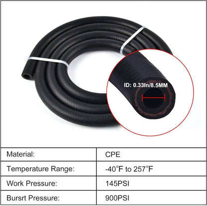 Solidspare Transmission Oil Cooler+Hose /Mounting Kit 4 Row Radiator Auto-Manual Aluminum