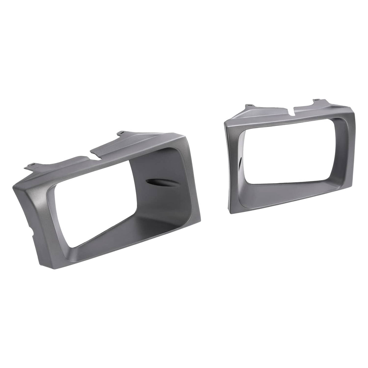 Solid Spare 2PCS Headlight Door Set Bezel For Ford Super Duty F250 F350 F450 F550 1999-2004