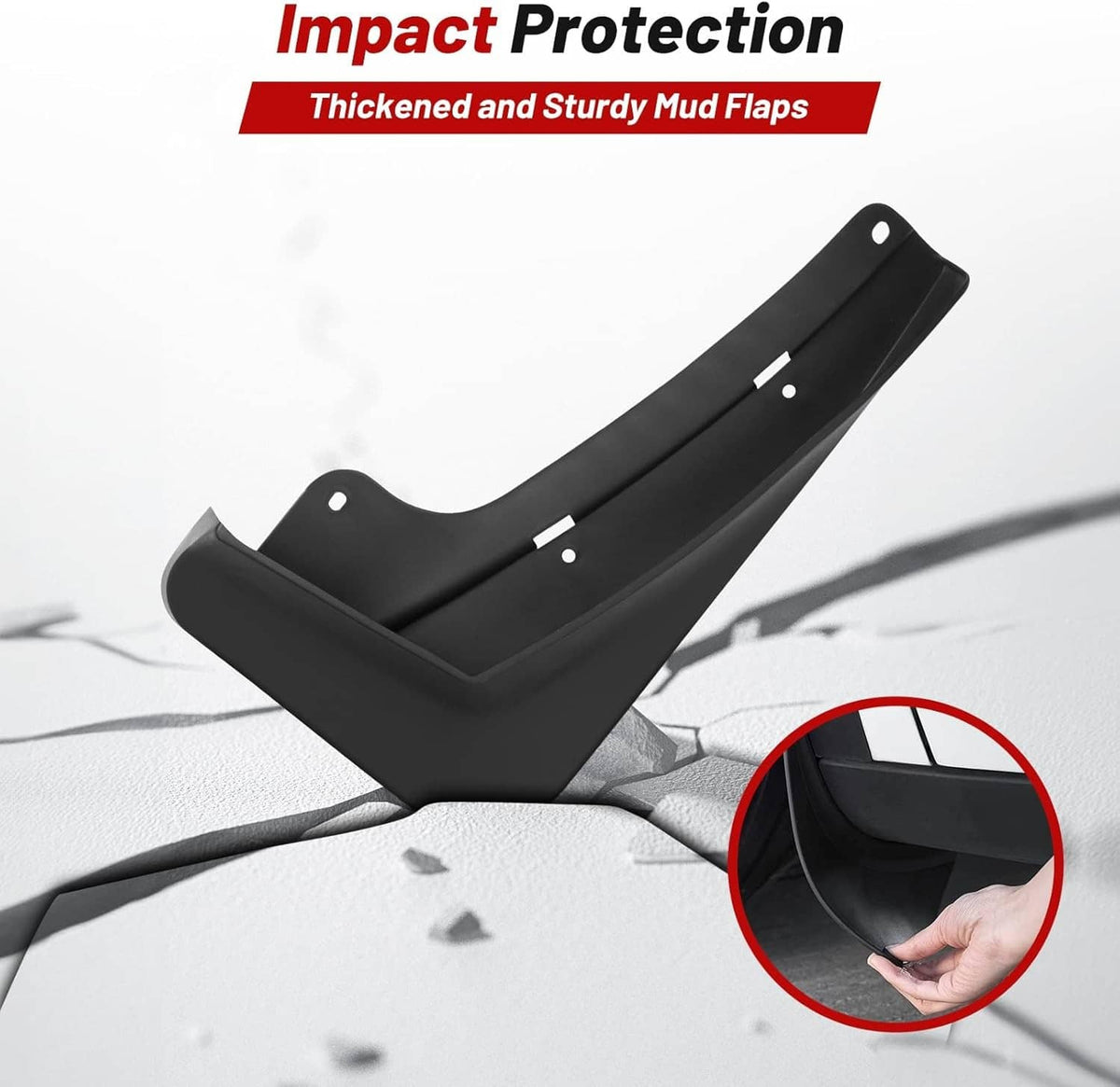Solidspare 4Pcs Car Splash Guards Mud Flaps Guards Accessories For 2025+ Chevrolet Equinox