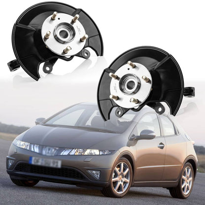 Solidspare 2 Front Wheel Hub Bearing Steering Knuckle 698-450 698-451 for Honda Civic 06-11