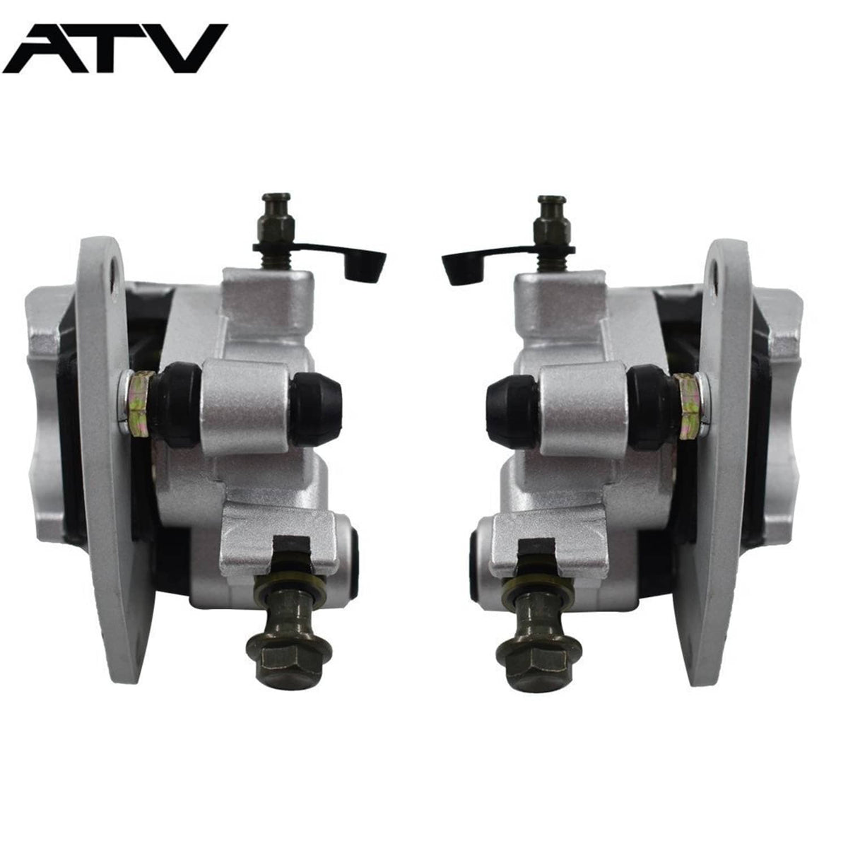 Solidspare Front Brake Calipers & Pads for Yamaha ATV Big Bear 400 YFM400 YFM400F 2000-2012