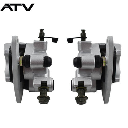 Solidspare Front Brake Calipers & Pads for Yamaha ATV Big Bear 400 YFM400 YFM400F 2000-2012