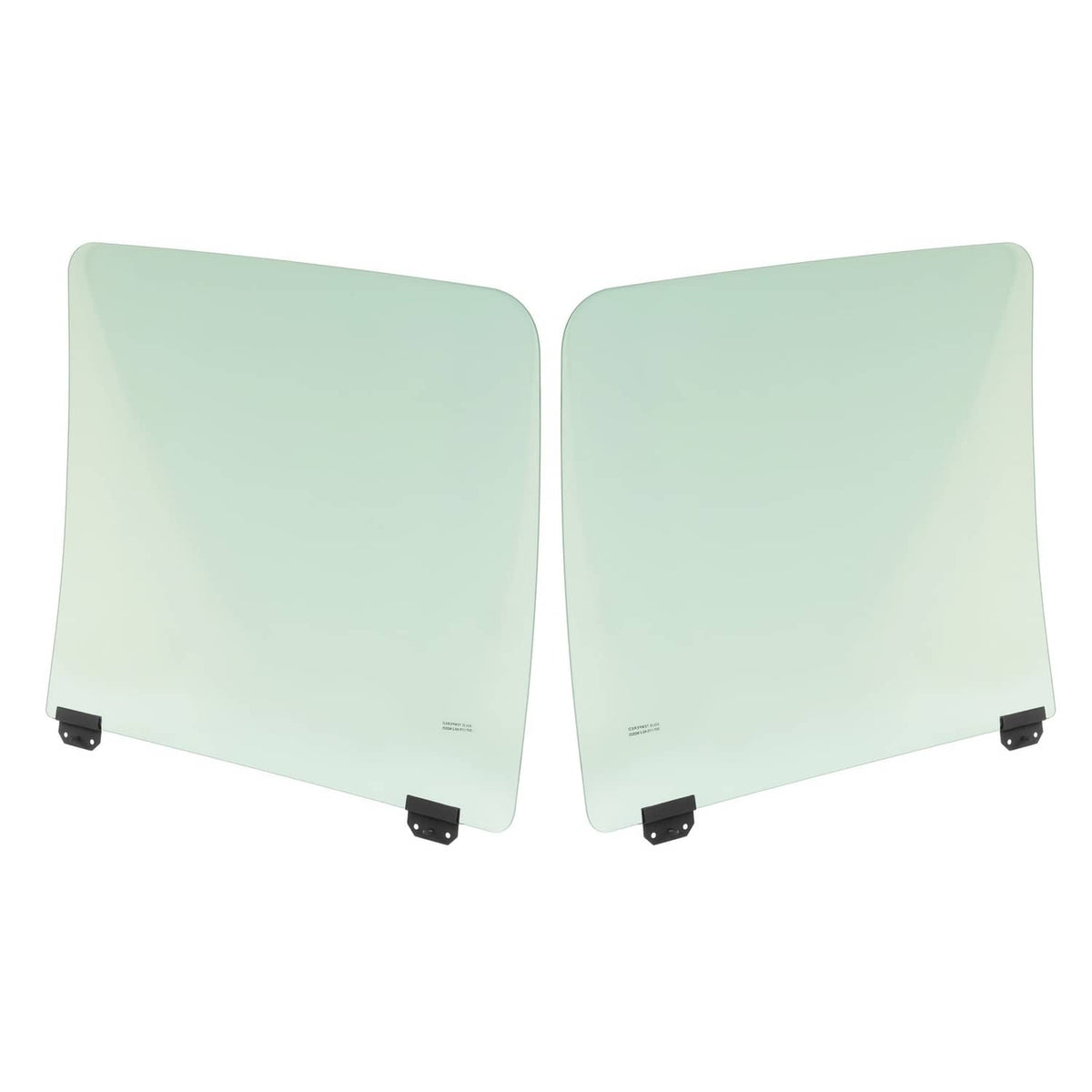 Solid Spare Pair Crew Cab Rear Door Glass LH+RH For 99-12 Ford F250 F350 F450 F550 F650 F750
