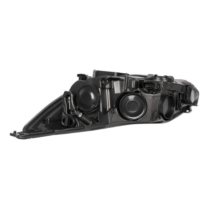 Solid Spare Black Right Passenger Side Headlight Clear Lens Halogen For Ford Focus 2012-2014