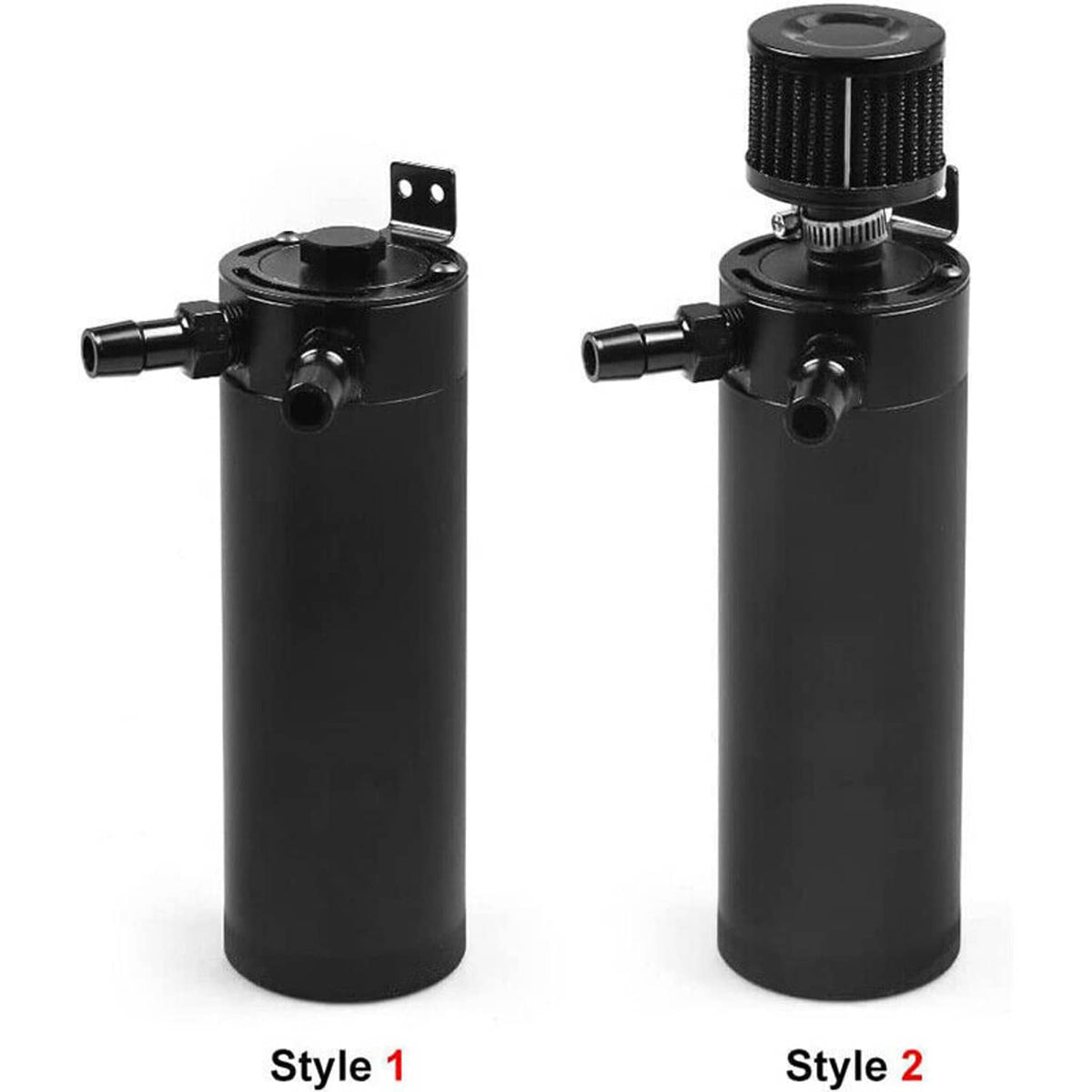 Solidspare Universal 750ML Oil Catch Can Kit Oil Separator Large Baffled Reservoir Tank New