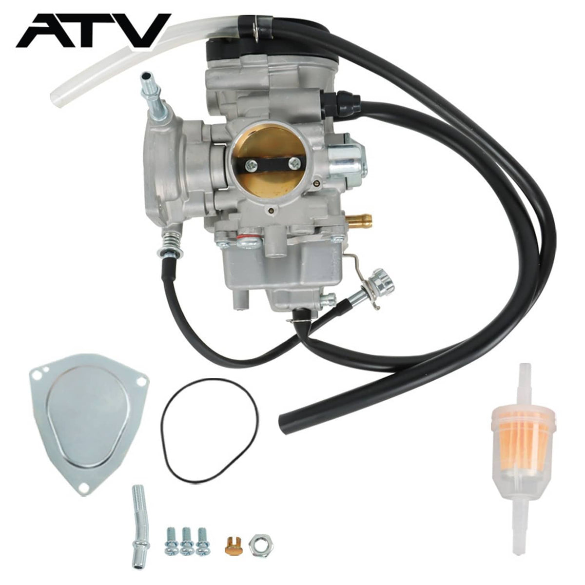 Solidspare Carburetor For Yamaha Big Bear Wolverine Kodiak Grizzly YFM350 YFM400 YFM450 ATV