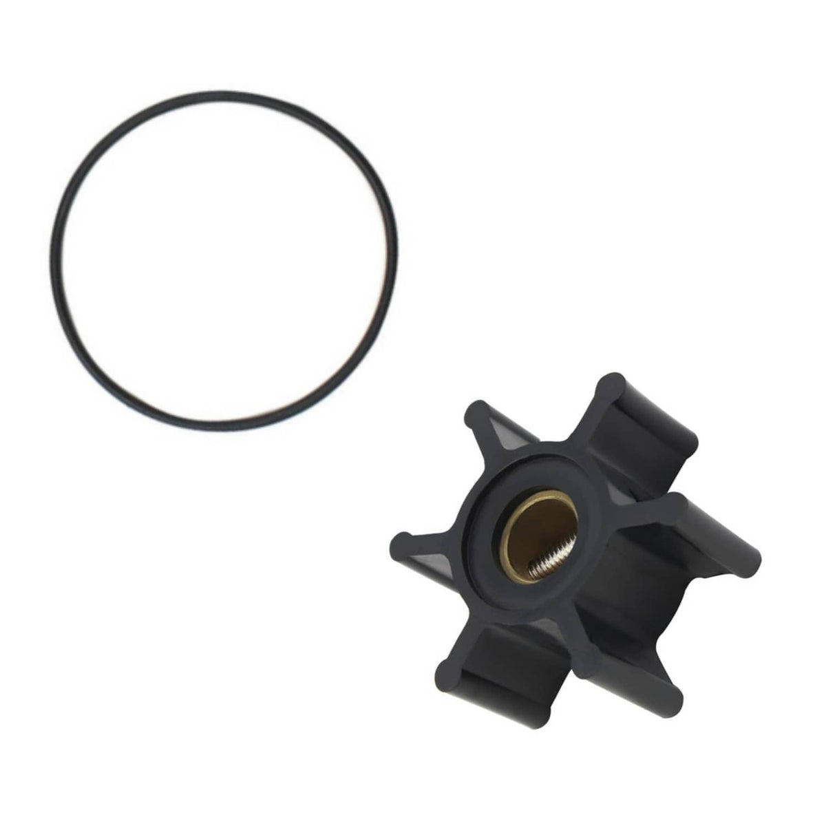 Solid Spare Sea Water Pump Impeller Replacement Yanmar 2GM 2YM 3GM 3YM Replaces 128990-42200
